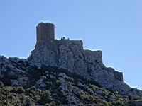 Chateau de Queribus, Sur son piton (6)